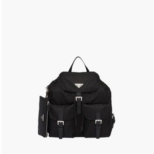 Preloved Authentic Nylon Prada Backpack - Medium
